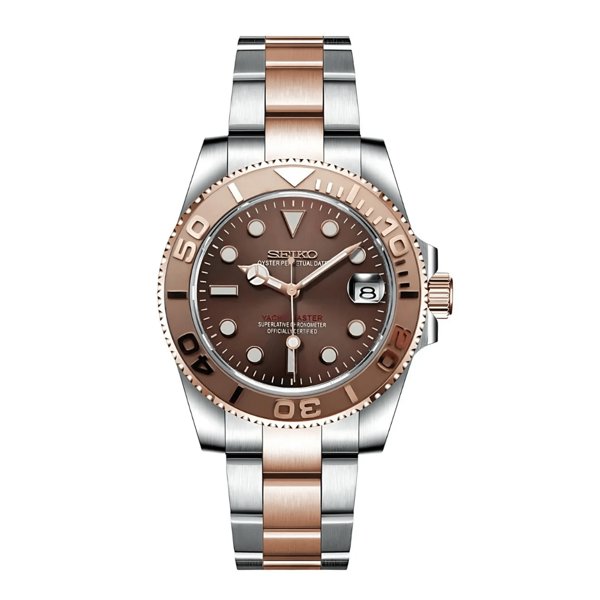Custom SeikoMod Yacht Master Rose