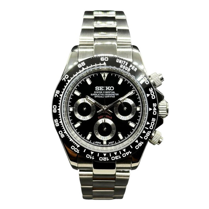 Custom Seitona Black Dial
